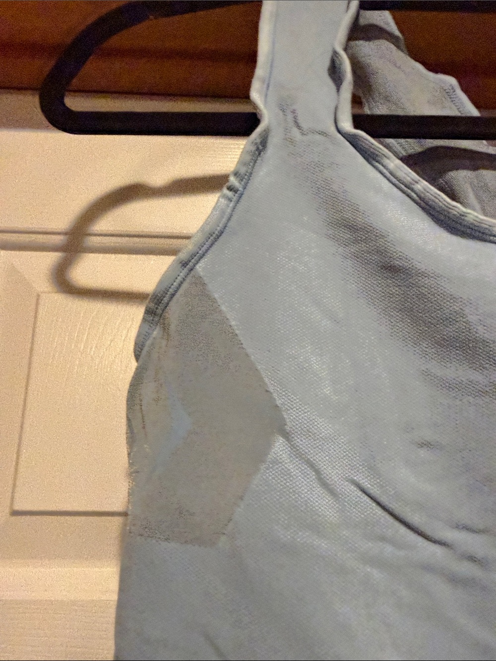 Light Blue Racerback Performance Tank Top - Picture 2 of 4